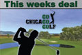 Newspaper ad I designed for uMcDeal for Go Chicago Golf 