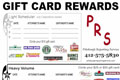 A gift reward form I created for PRS
