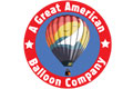 A logo I created for the company, A Great American Balloon Company, which emphasizes one of their specific hot air balloons and keeps with the same corresponding color theme that Air Amelia and Hang Glide USA have, which are a part of the same corporation.