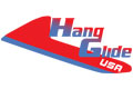 A logo I created for the company, Hang Glide USA, which highlights the wing from a hang glider and keeps with the same corresponding color theme that Air Amelia and A Great American Balloon Company have, which are a part of the same corporation.