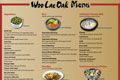 An online menu I designed for uMcDeal