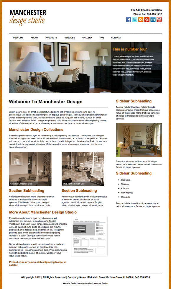 joseph lawrence website designer chicago